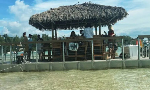 You Can Cruise Around The Ocean On This Floating Tiki Bar In New Jersey