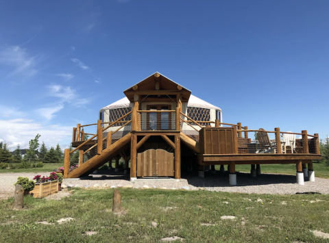 Go Glamping On The Shores Of Flathead Lake In This One-Of-A-Kind Montana Yurt