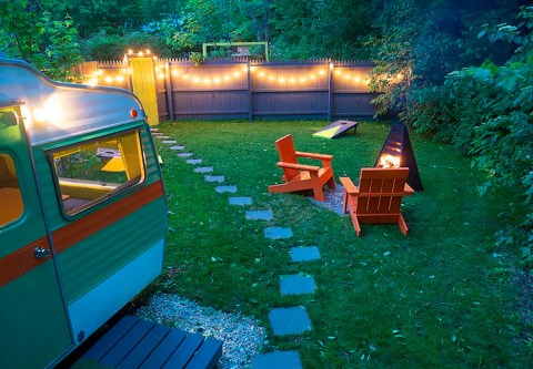 Spend The Night In An Authentic 1970s British Caravan In The Middle Of New Hampshire's White Mountains