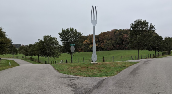 Visit The Fork In The Road, A Quirky Roadside Attraction In Kentucky