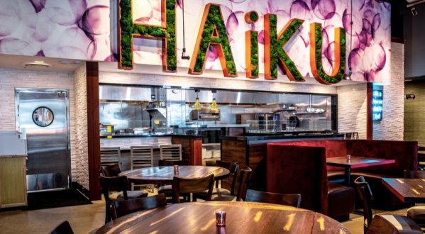 The Japanese Restaurant In Florida, Haiku Has A Floral Ceiling You Have To See In Person