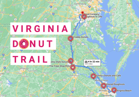 Take The Virginia Donut Trail For A Delightfully Delicious Day Trip