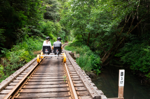 Ride A Railbike Through The Redwoods For A Breathtaking Excursion In Northern California