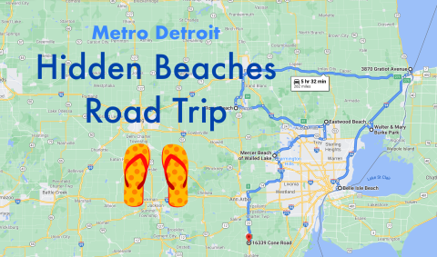 The Hidden Beaches Road Trip That Will Show You Metro Detroit Like Never Before