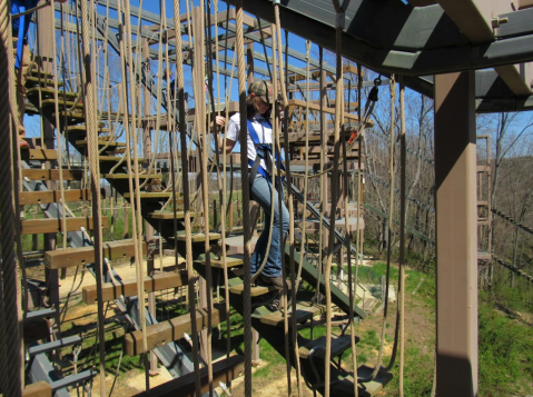 The World's Largest Ropes Course Is Right Here In Ohio At A Hocking Hills Adventure Park