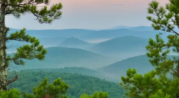 The Views Are Anything But Flat Atop Flatside Pinnacle In Arkansas