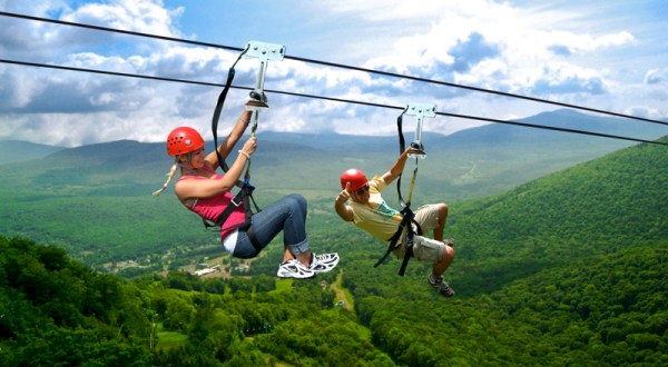 This Zipline Tour In New York Might Just Be One Of The Best In The Country