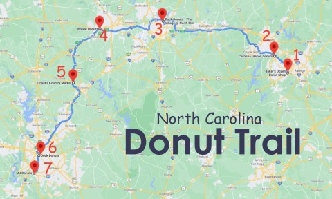 Take The North Carolina Donut Trail For A Delightfully Delicious Day Trip