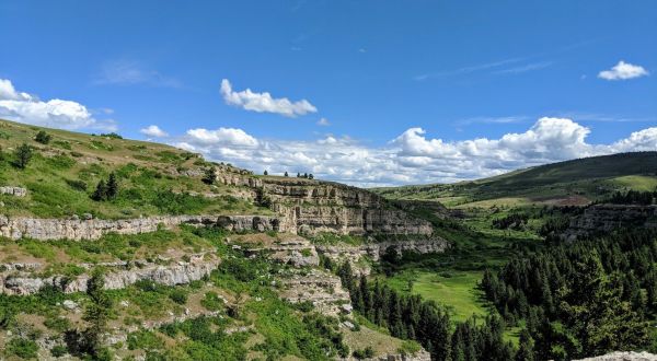 Explore Miles Of Unparalleled Views Of Canyons On The Scenic Sluice Boxes Trail In Montana