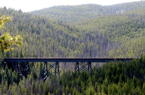 The One-Of-A-Kind Trail In Montana With Bridges And Railroad Tunnels Is Quite The Hike