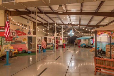 The First Indoor Campground In Texas, Lone Star Glamp Inn Is Such A Fun Place To Sleep