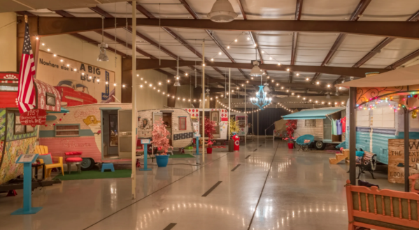 The First Indoor Campground In Texas, Lone Star Glamp Inn Is Such A Fun Place To Sleep