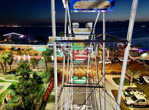 Bring The Whole Family To Gravity Park, A Little-Known Texas Amusement Park Right On The Beach