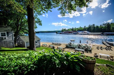 Stay In A Charming New Hampshire Cottage With Its Own Private Lakefront Views