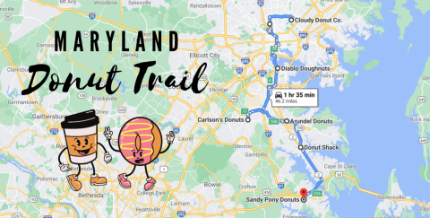 Take The Maryland Donut Trail For A Delightfully Delicious Day Trip