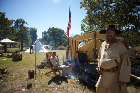 Experience Life In The 1800s At The Spring Traders Encampment At Woolaroc In Oklahoma