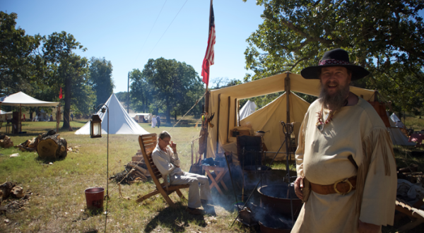 Experience Life In The 1800s At The Spring Traders Encampment At Woolaroc In Oklahoma