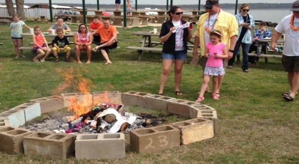 Celebrate The Arrival At Spring At Burning Of The Socks Festival In Oklahoma