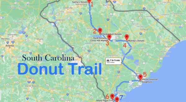 Take The South Carolina Donut Trail For A Delightfully Delicious Day Trip