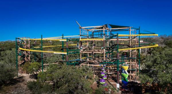 The World’s Largest Explorer Challenge Course Is Right Here In Texas At Natural Bridge Caverns