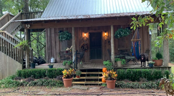 A Cabin In The Woods With Sandy Creeks, Oak Bottoms In Mississippi Is A Great Choice For Your Next Getaway