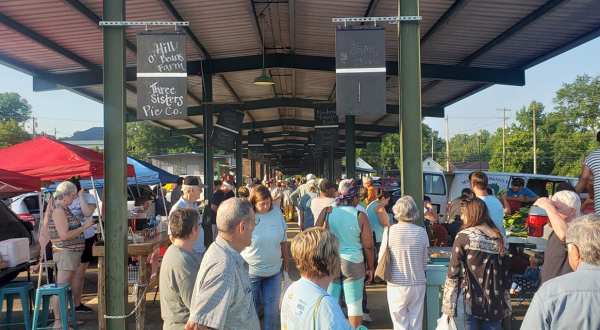 Stock Up On Farm-Fresh Goods At Hitching Lot Farmers Market, A Seasonal Open-Air Market In Mississippi