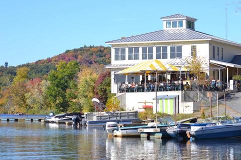For Waterfront Views and Delicious Food, Enjoy A Meal At The Marina Restaurant In Vermont
