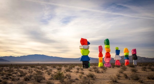Come See The Seven Magic Mountains Art Installation In Nevada