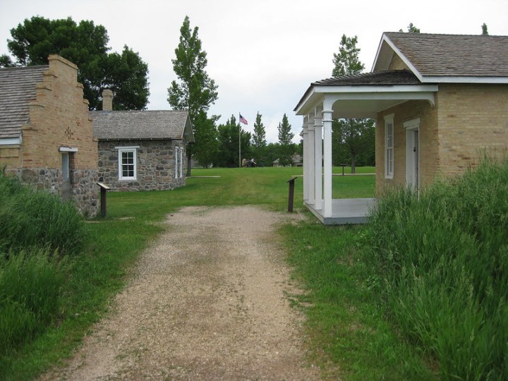 buildings at Fort Sisseton in South Dakota