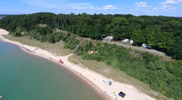 The Unique, Out-Of-The-Way Beachfront Park In Michigan That’s Always Worth A Visit