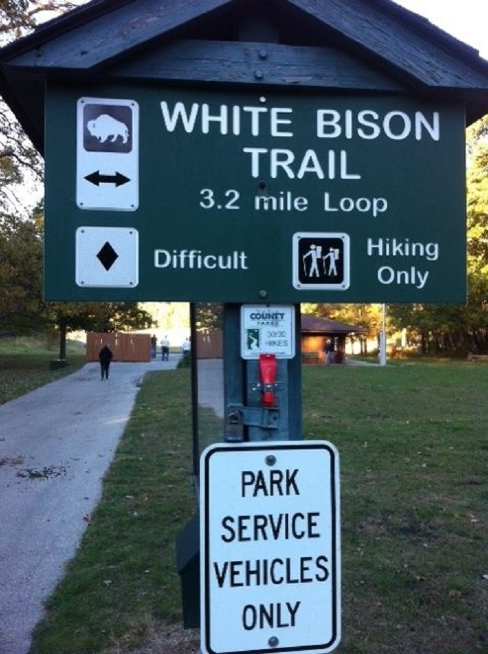 white bison trail in missouri