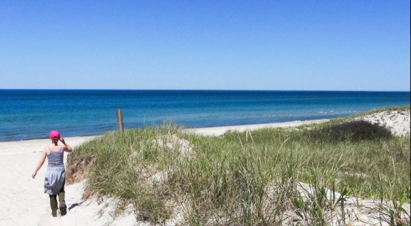 Follow A Sandy Path To The Waterfront When You Visit Sandy Neck Beach In Massachusetts