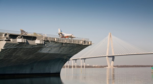 Most People Don’t Know About The Overnight Camp Outs Aboard This Former Aircraft Carrier In South Carolina