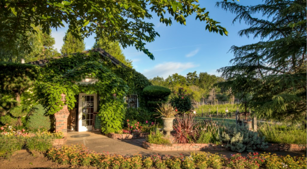 Visit Mt. Vernon Winery In Northern California Where The Tasting Room Is Surrounded By Lush Gardens