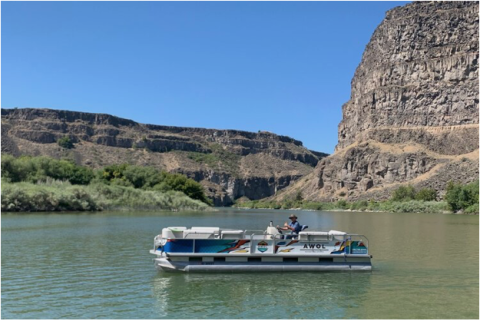 This Scenic Boat Tour To Pillar Falls In Idaho Is An Exhilarating Adventure In The Snake River Canyon