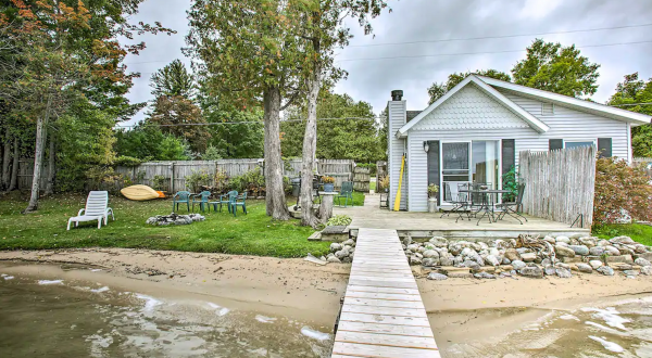Nautical Charm Awaits When You Rent This Cottage On Little Traverse Lake In Michigan