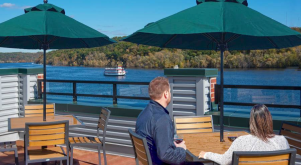 Look Out On The Beautiful St. Croix River When You Visit The Papa’s Rooftop In Stillwater, Minnesota