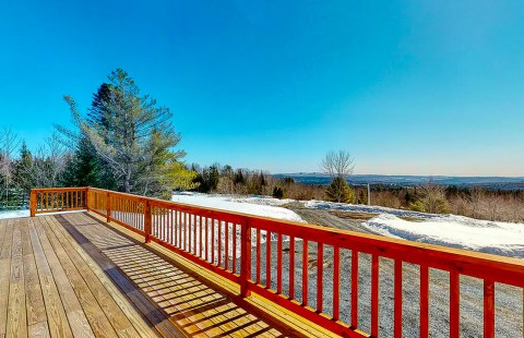 You'll Love The Sweeping Views Of Moosehead Lake From This Brand-New Maine Cabin