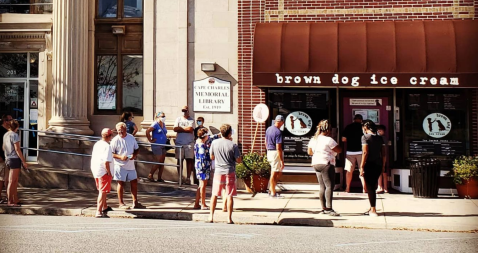 Nothing Beats A Pint Of Homemade Ice Cream From Brown Dog Ice Cream In Cape Charles, Virginia