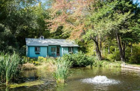 Stay In A Charming Connecticut Cottage With Its Own Private Pond
