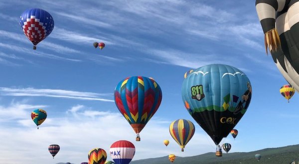 Hot Air Balloons Will Be Soaring At New Mexico’s Balloons Over Angel Fire
