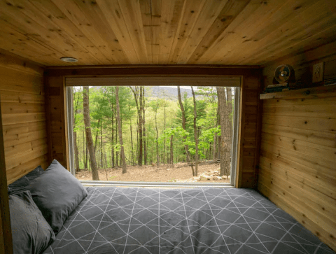 Wake Up To A Dreamy View Out The Window Of This Snug Airbnb Nest In The West Virginia Forest