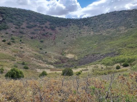 Explore The Bottom Of A Volcanic Crater Along The Crater Vent Trail, An Easy Hike In New Mexico