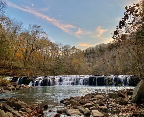 Take A Magical Waterfall Hike In Arkansas To Richland Creek Falls, If You Can Find It