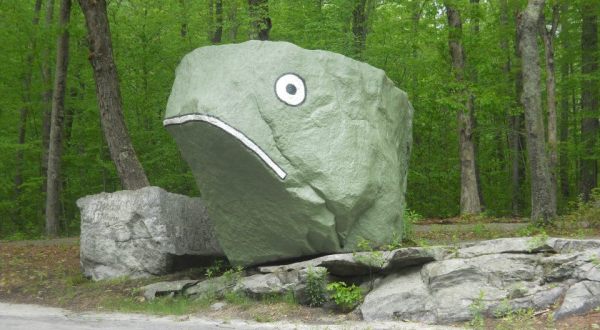 Take Some Extra Time To Add The Unique Frog Rock Rest Stop In Connecticut To Your Next Road Trip Adventure