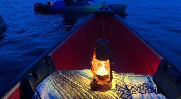 Try The Ultimate Nighttime Adventure With Moonlight Kayaking On Watson Lake In Arizona
