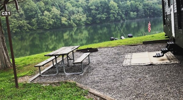 Spend The Night At A Civil War Battlefield When You Visit This Lakeside Campground In West Virginia