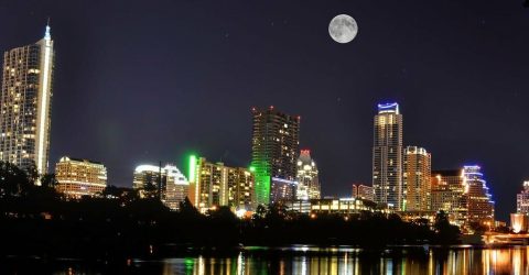 Try The Ultimate Nighttime Adventure With Full Moon Kayaking On Lady Bird Lake In Texas