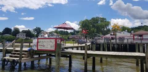 Treat Yourself To Seafood Pasta And Water Views At Tim's Restaurant In Virginia