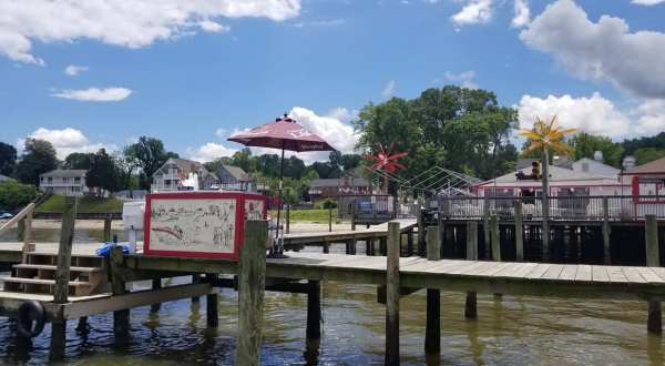 Treat Yourself To Seafood Pasta And Water Views At Tim’s Restaurant In Virginia